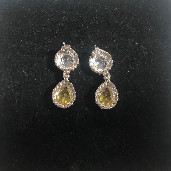 925 Silver 10.35ctw BellaLuce earrings - Picture 4 of 4